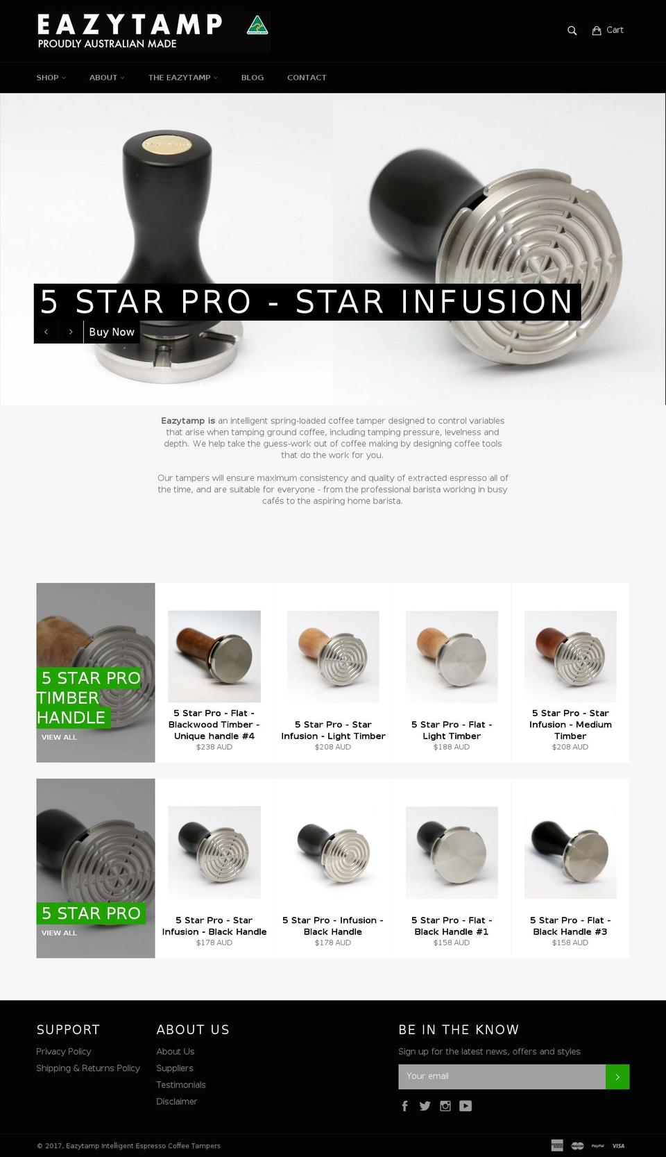 eazytamp.com shopify website screenshot