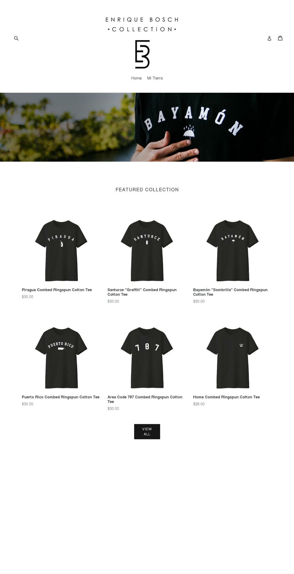 ebcollectionofficial.com — Shopify storefront screenshot