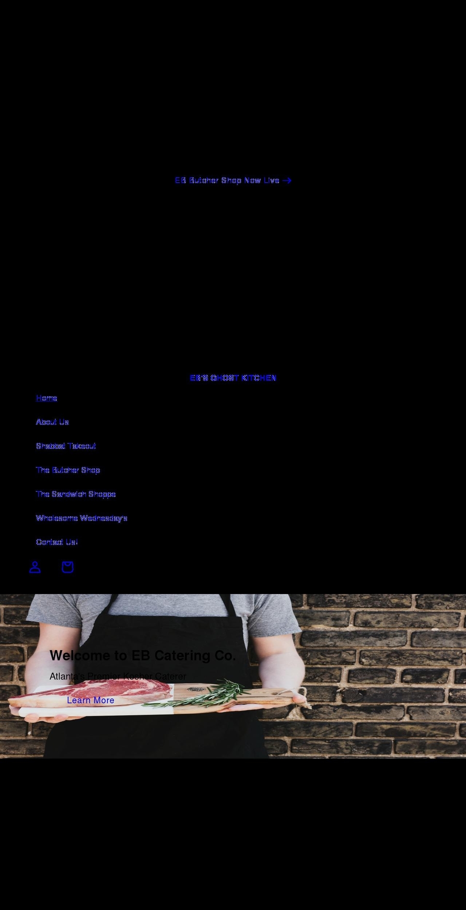 ebghostkitchen.com shopify website screenshot
