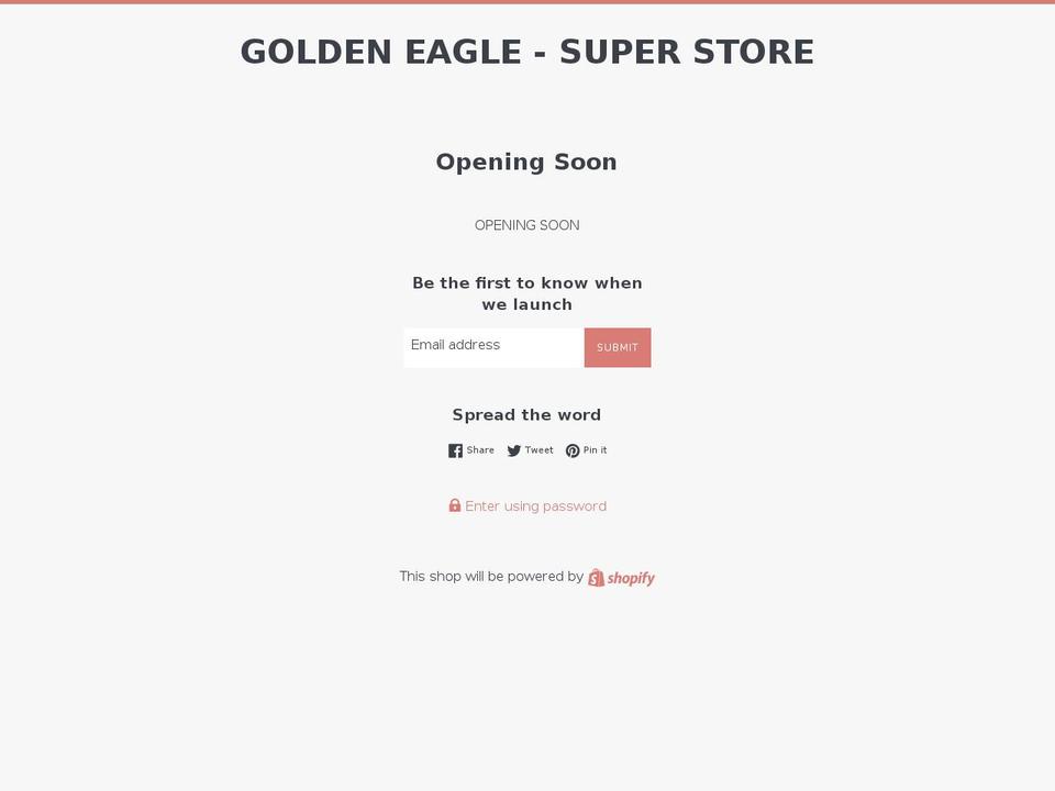 ebgolden-eagle-superstore.com — Shopify storefront screenshot