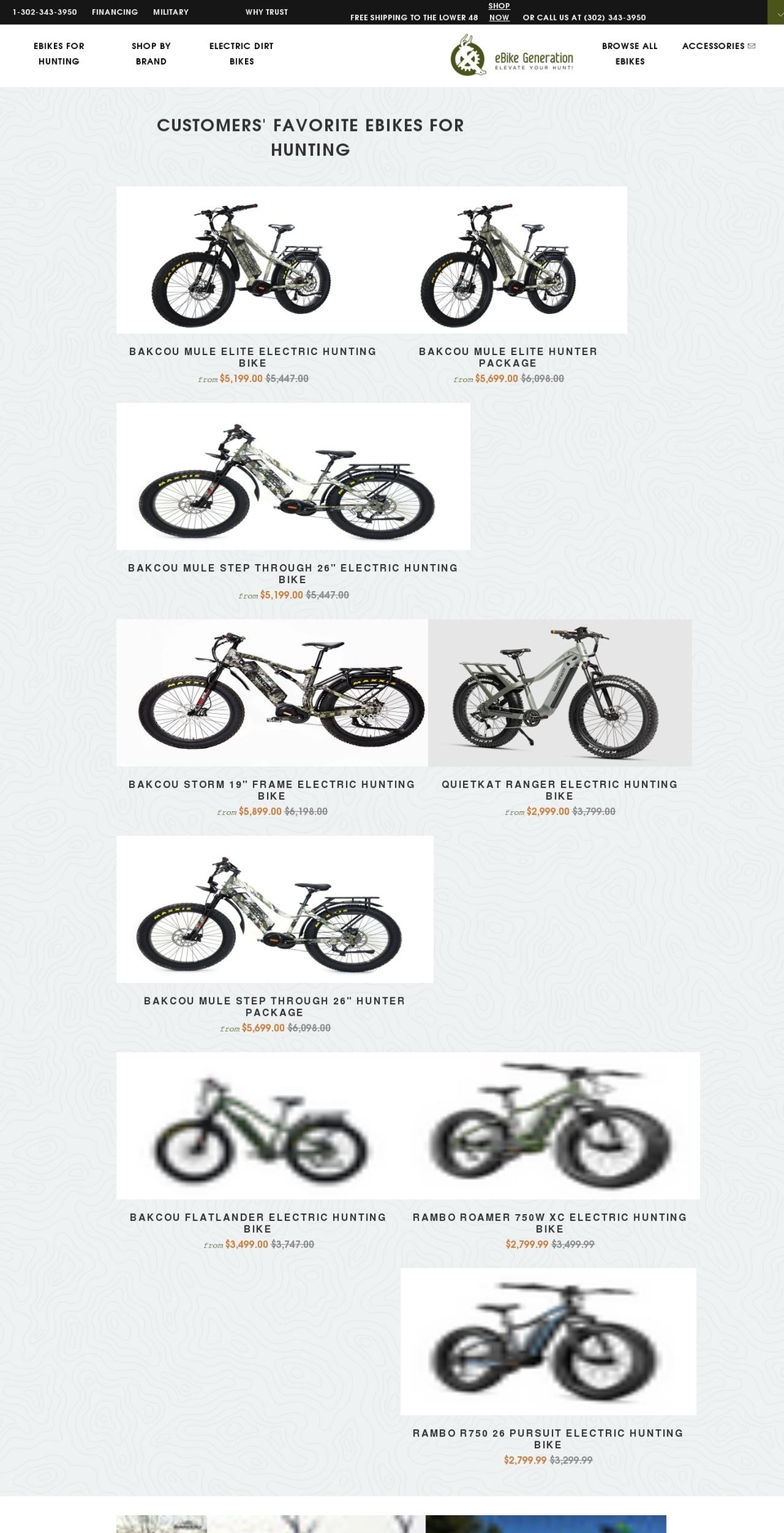 ebikegeneration.com shopify website screenshot