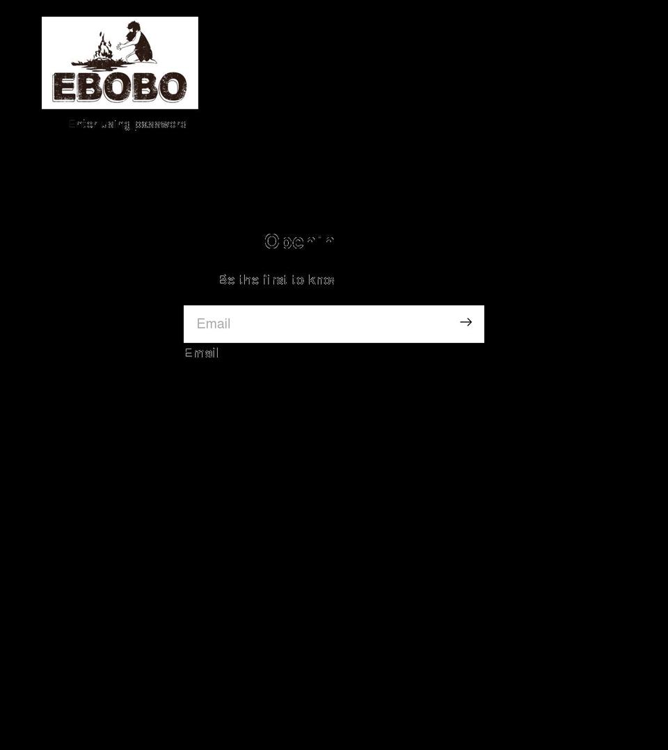 ebobo.us shopify website screenshot