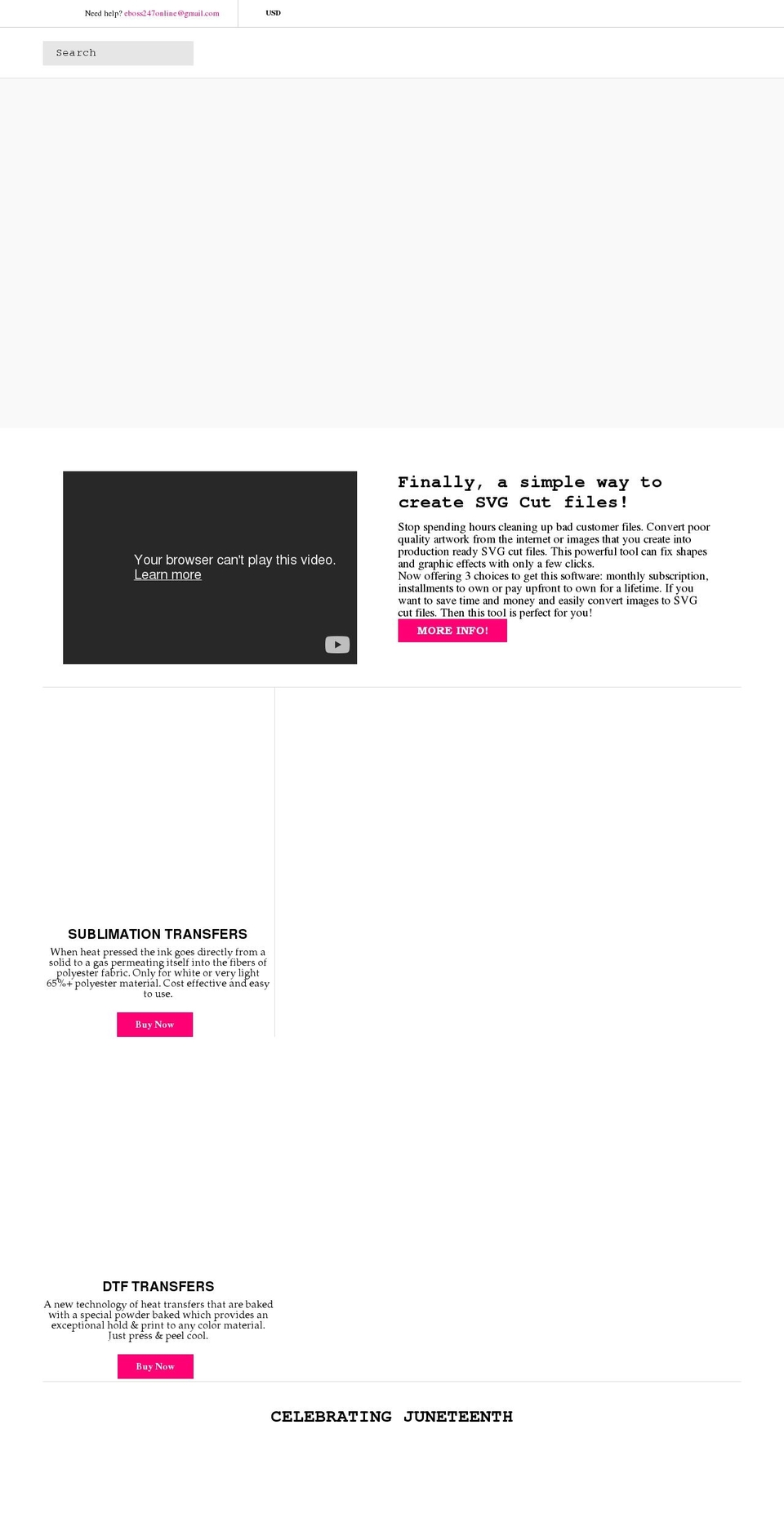 eboss247.com shopify website screenshot