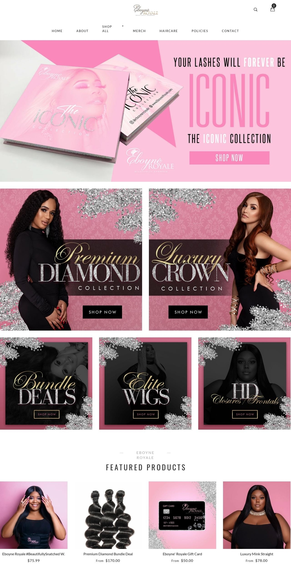 eboyneroyale.com shopify website screenshot