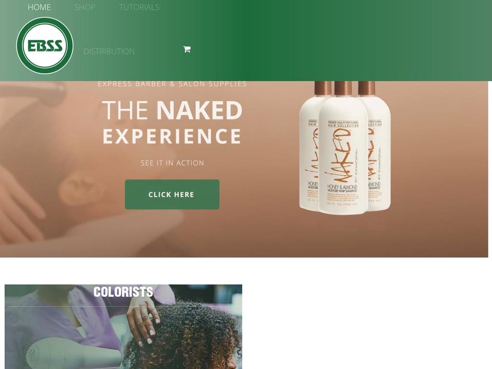 ebss Shopify theme site example ebssprofessional.com