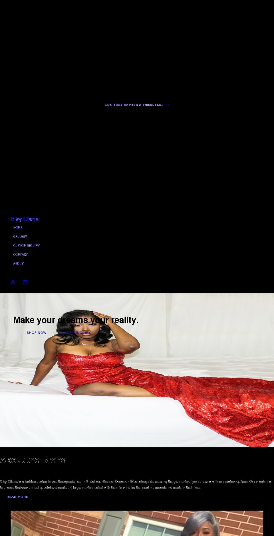 ebyellena.com shopify website screenshot