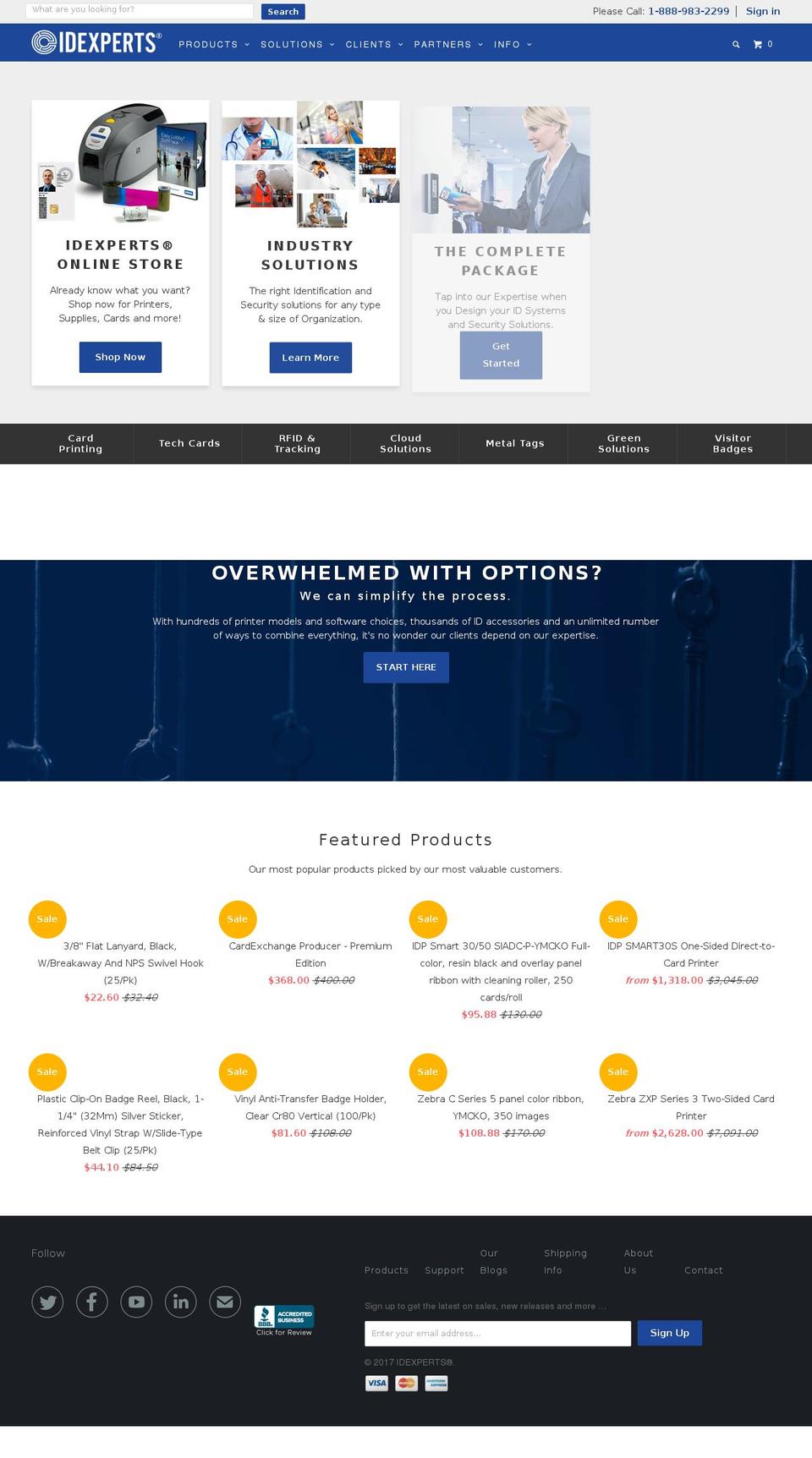 ecardidexpert.com shopify website screenshot