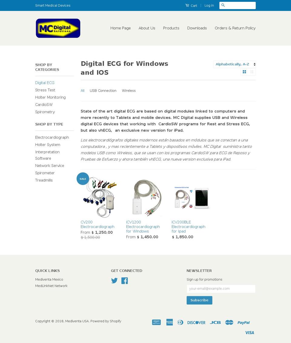 ecgdigital.com — Shopify storefront screenshot