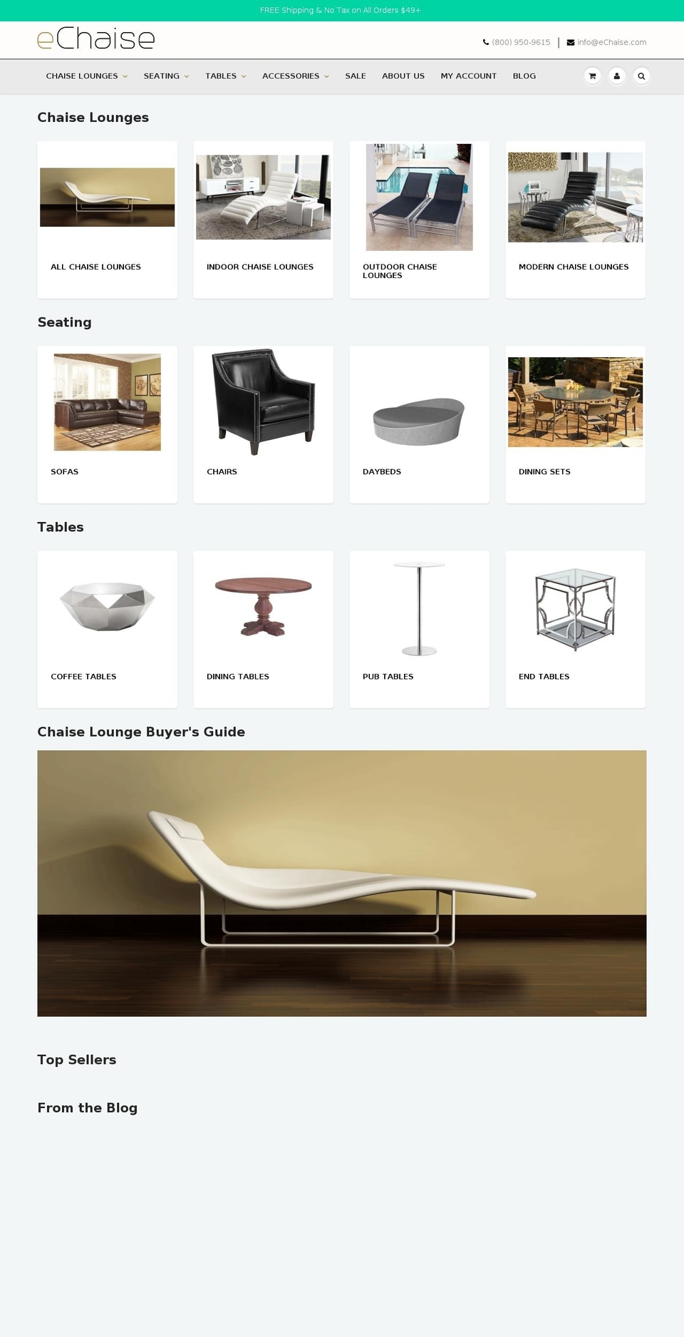 echaise.com — Shopify storefront screenshot