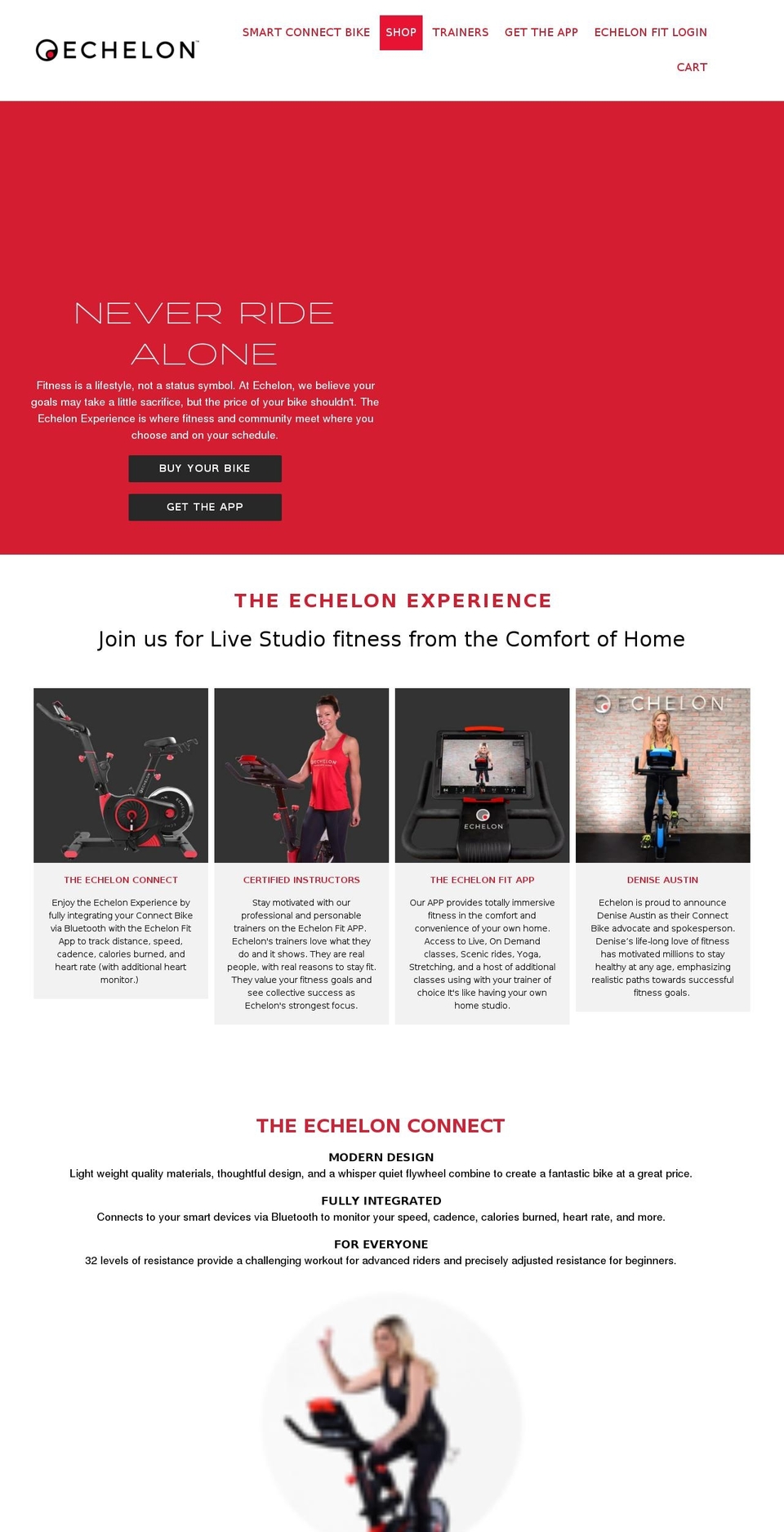 echelonfit.com — Shopify storefront screenshot