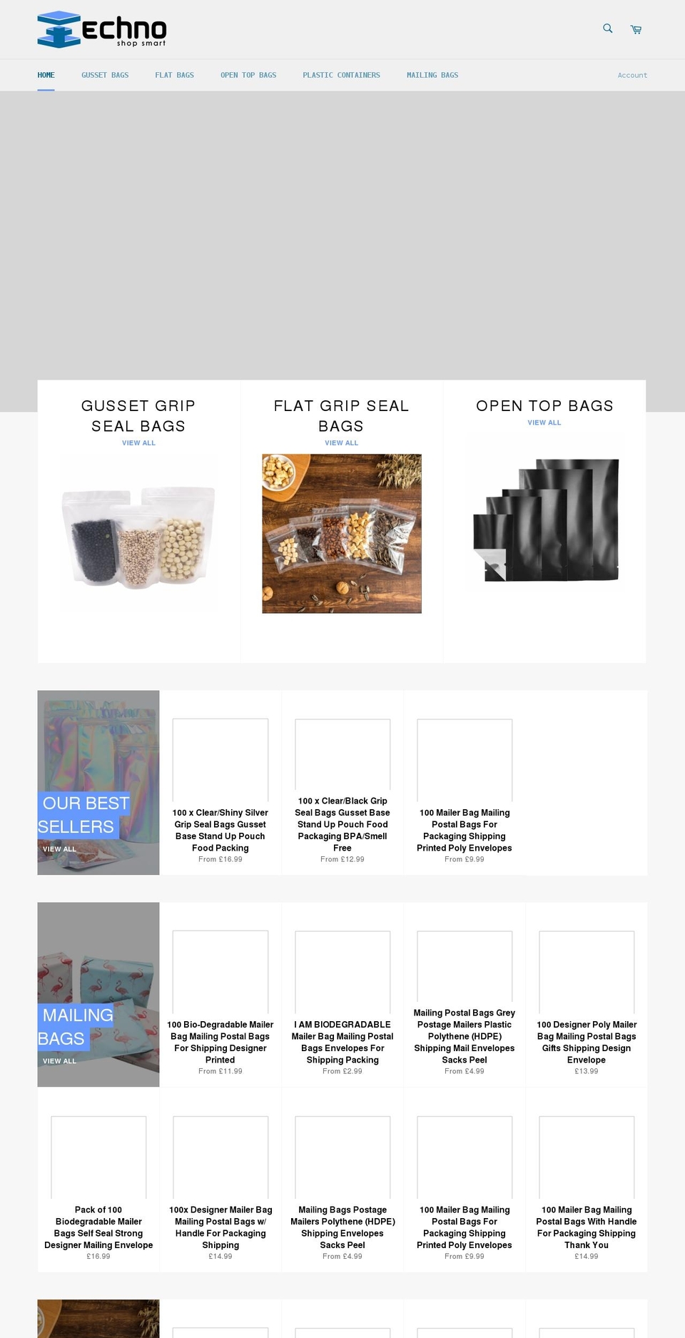 echno.com shopify website screenshot