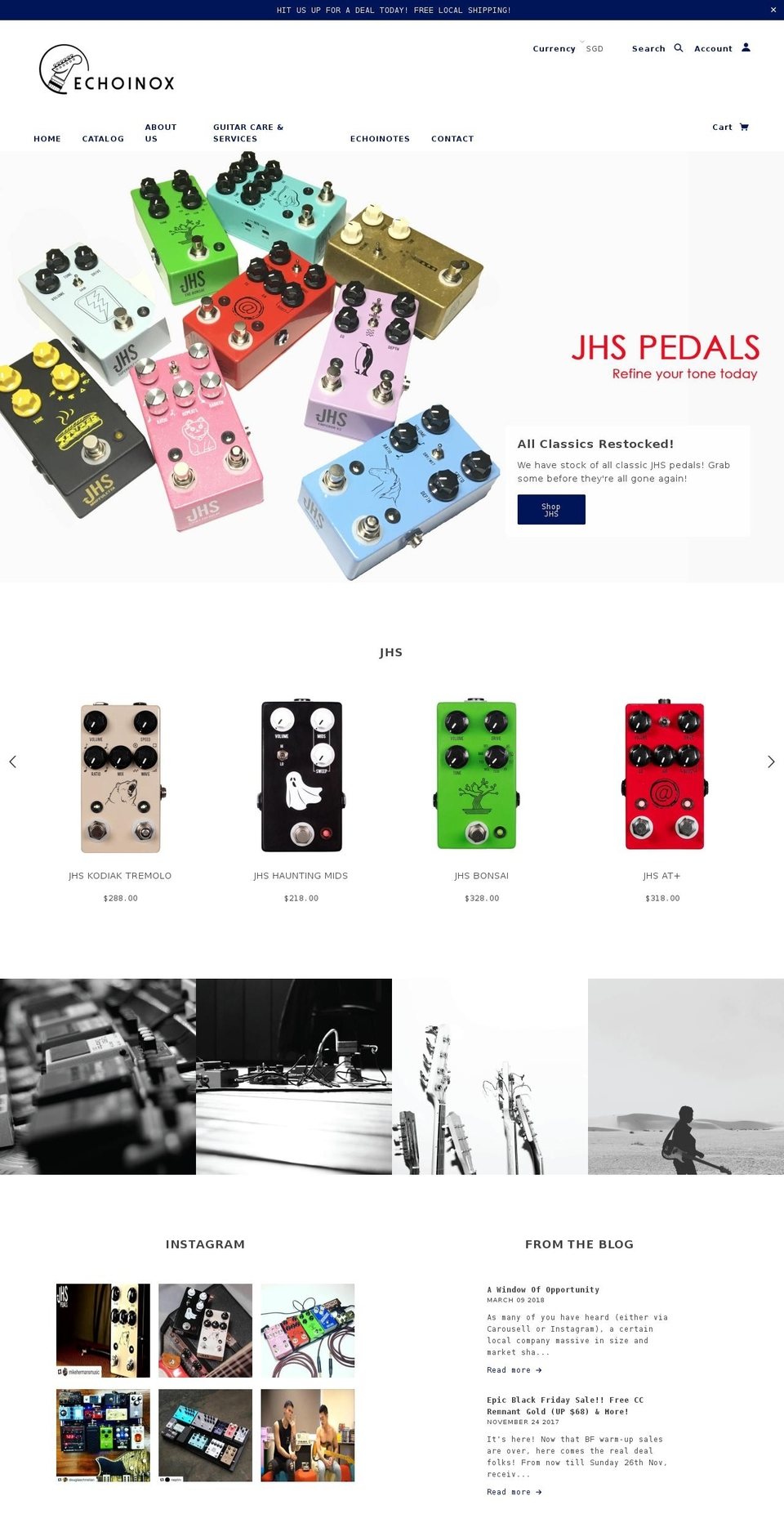 echoinox.com shopify website screenshot