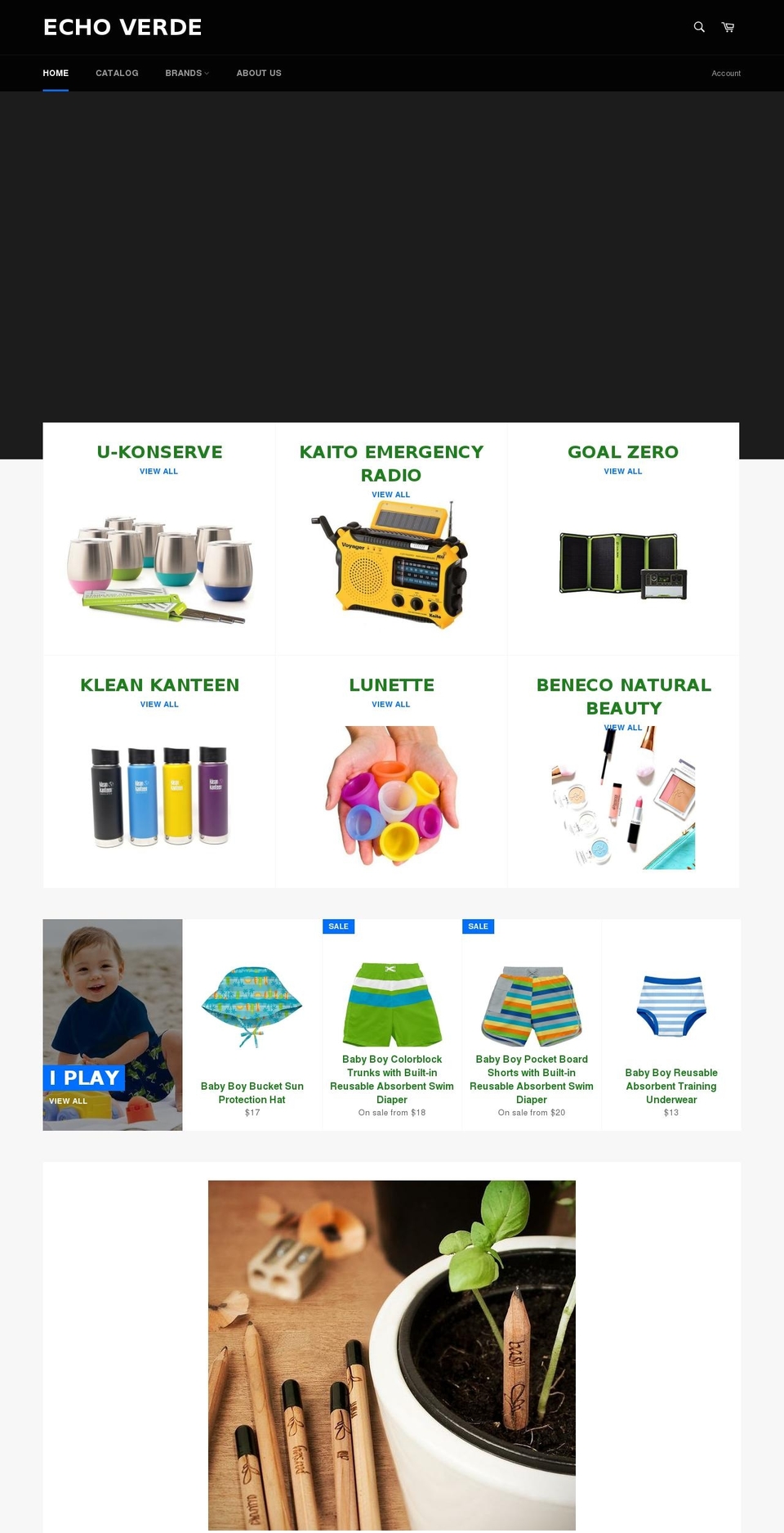 echoverdepr.com — Shopify storefront screenshot