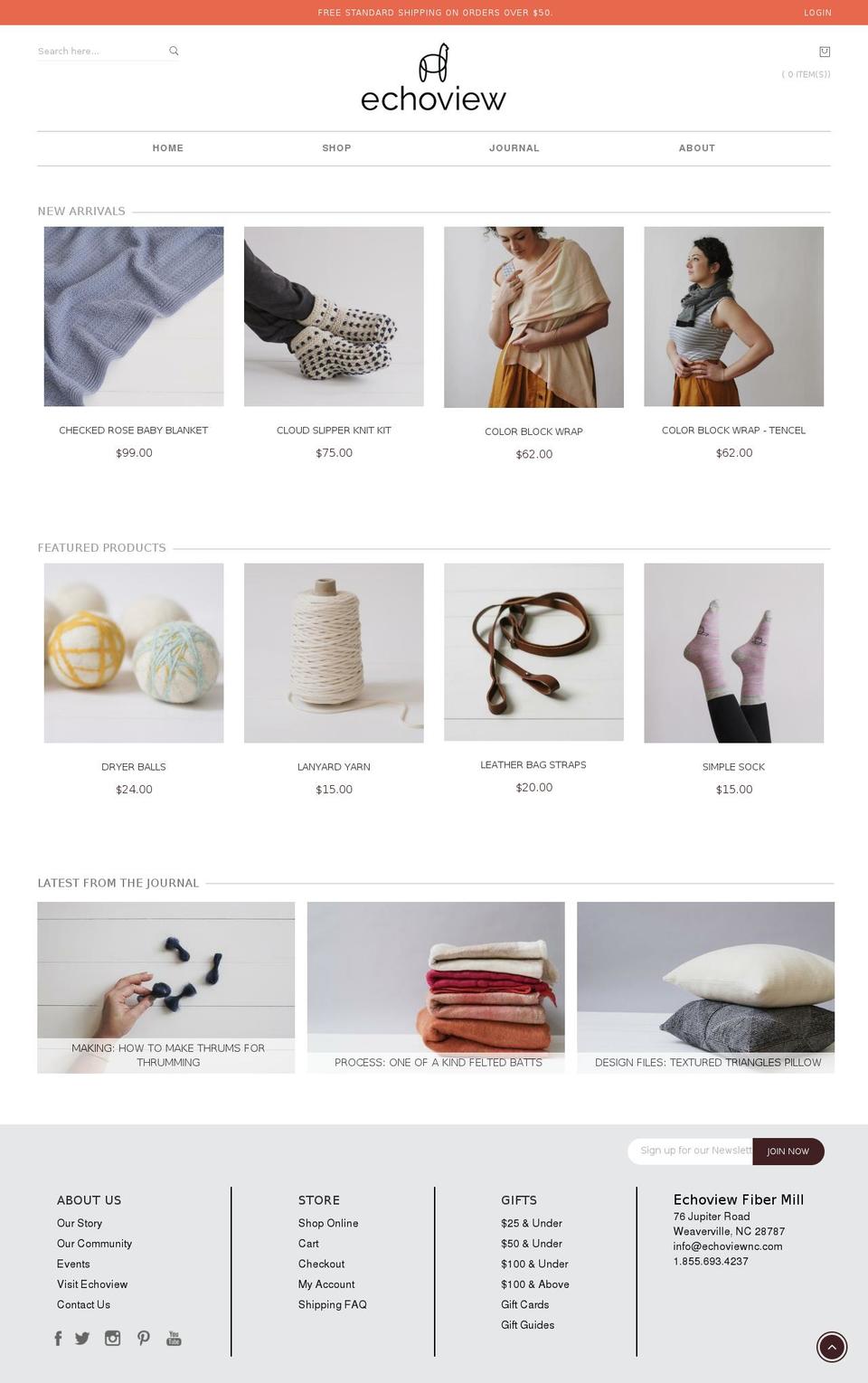adella-v1-demo Shopify theme site example echoviewfibermill.com