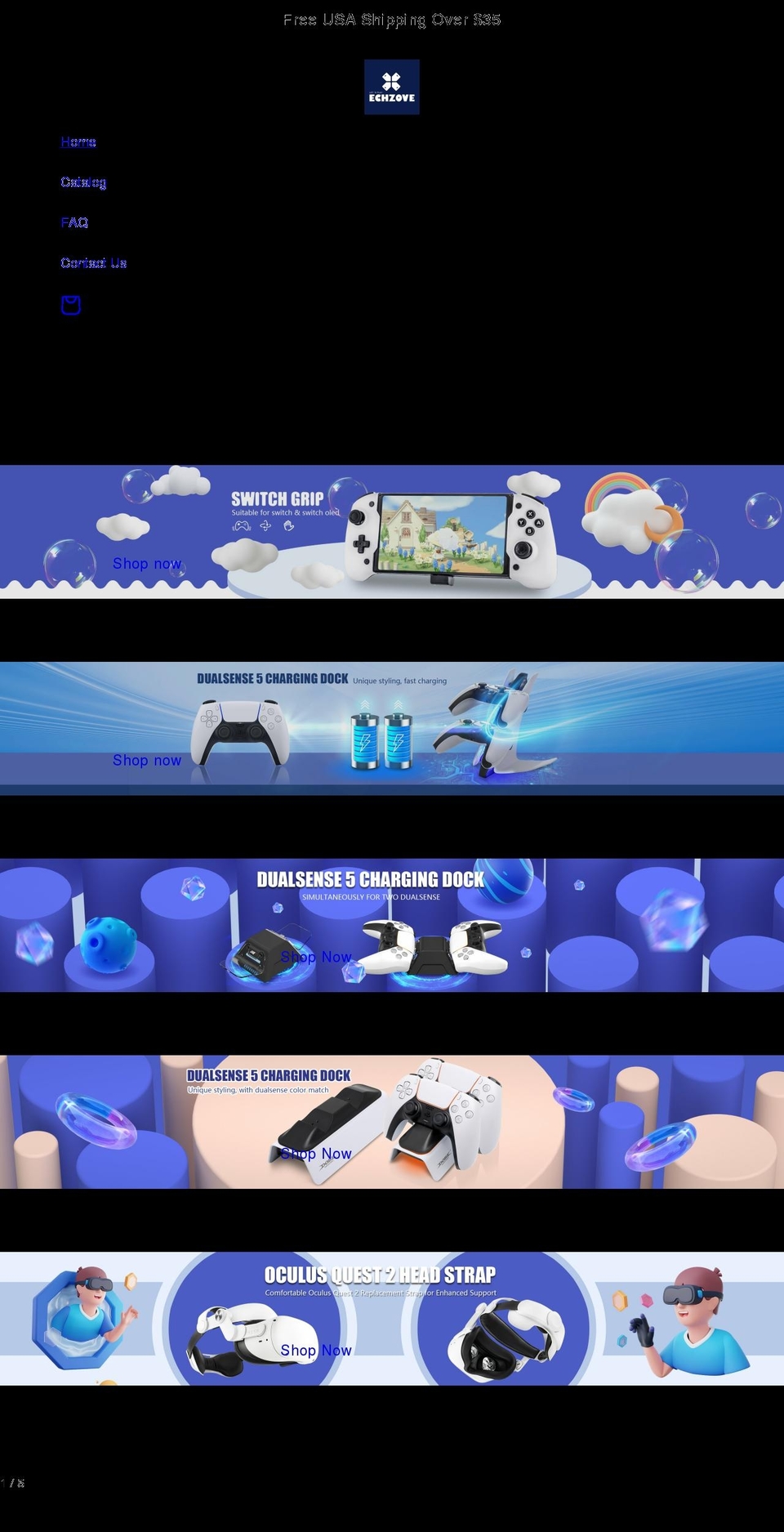 echzove.net shopify website screenshot