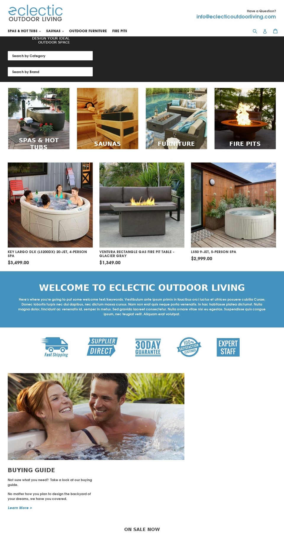 premium-dsl Shopify theme site example eclecticoutdoorliving.com