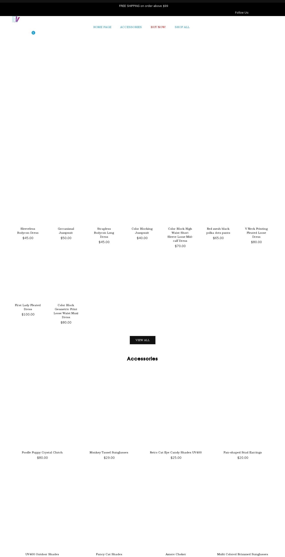 eclecticvibist.com shopify website screenshot