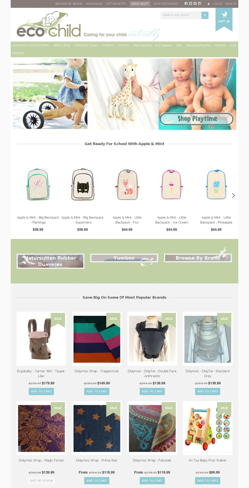 eco-child.myshopify.com shopify website screenshot