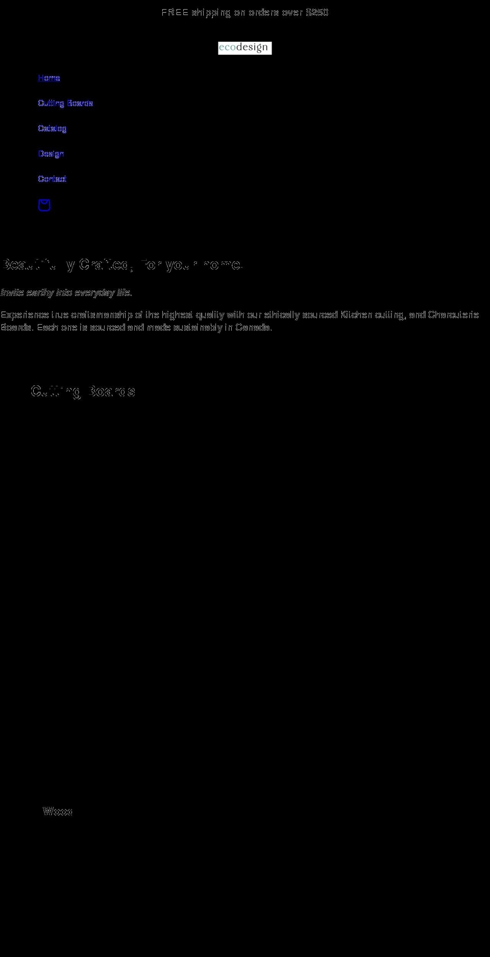 eco-design.ca shopify website screenshot