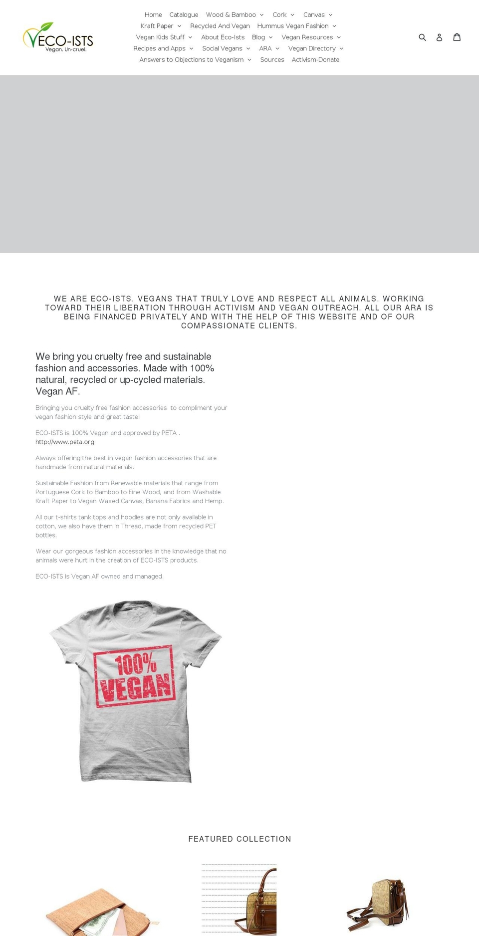 eco-ists.com shopify website screenshot