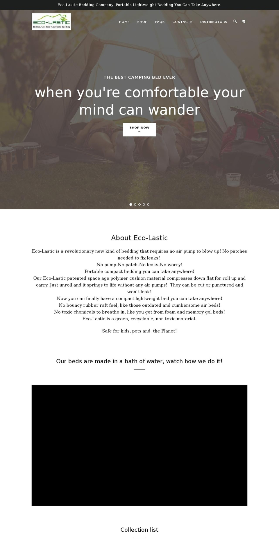 eco-lastic.com — Shopify storefront screenshot