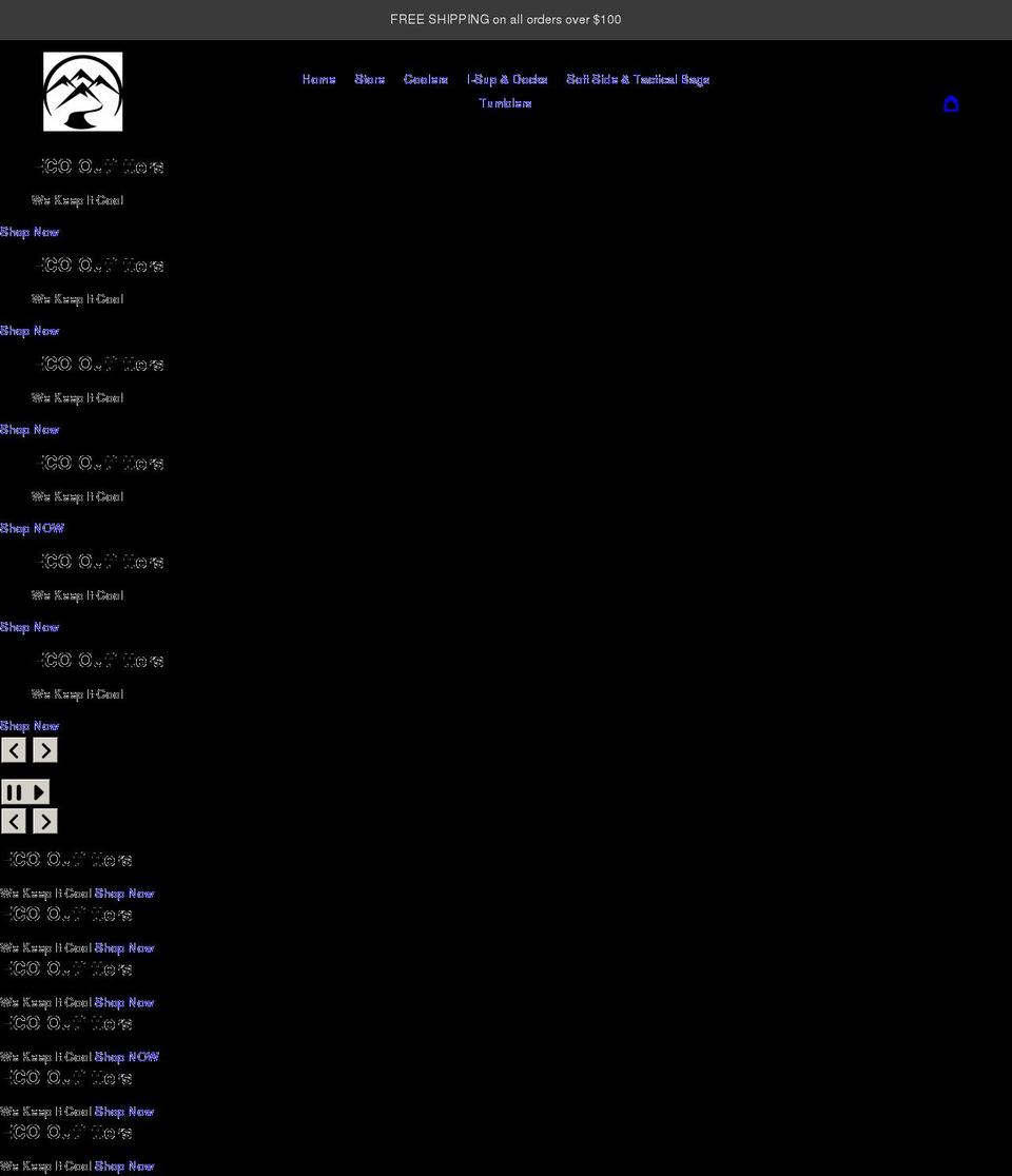eco-outfitters.com shopify website screenshot