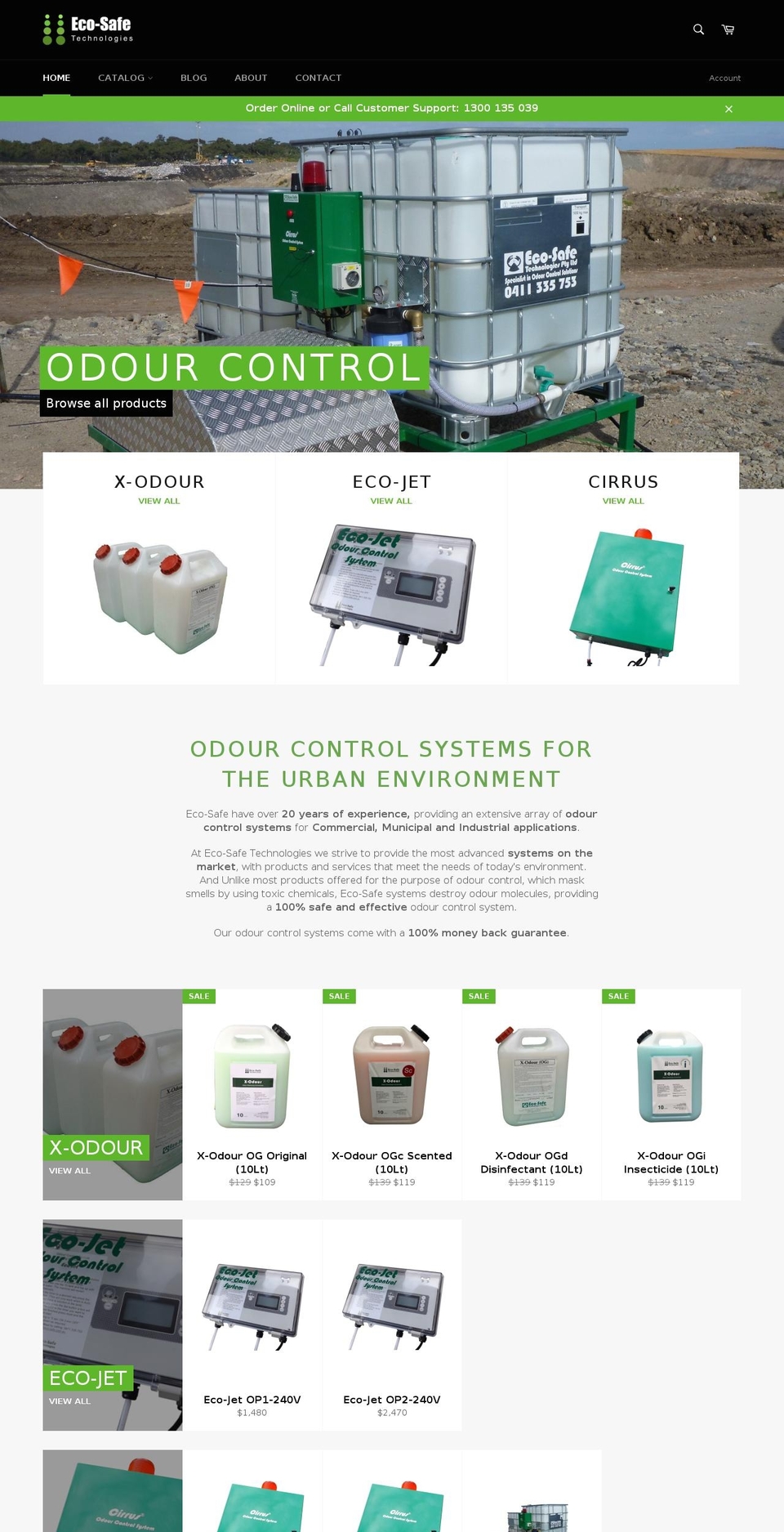 eco-safe.com.au shopify website screenshot