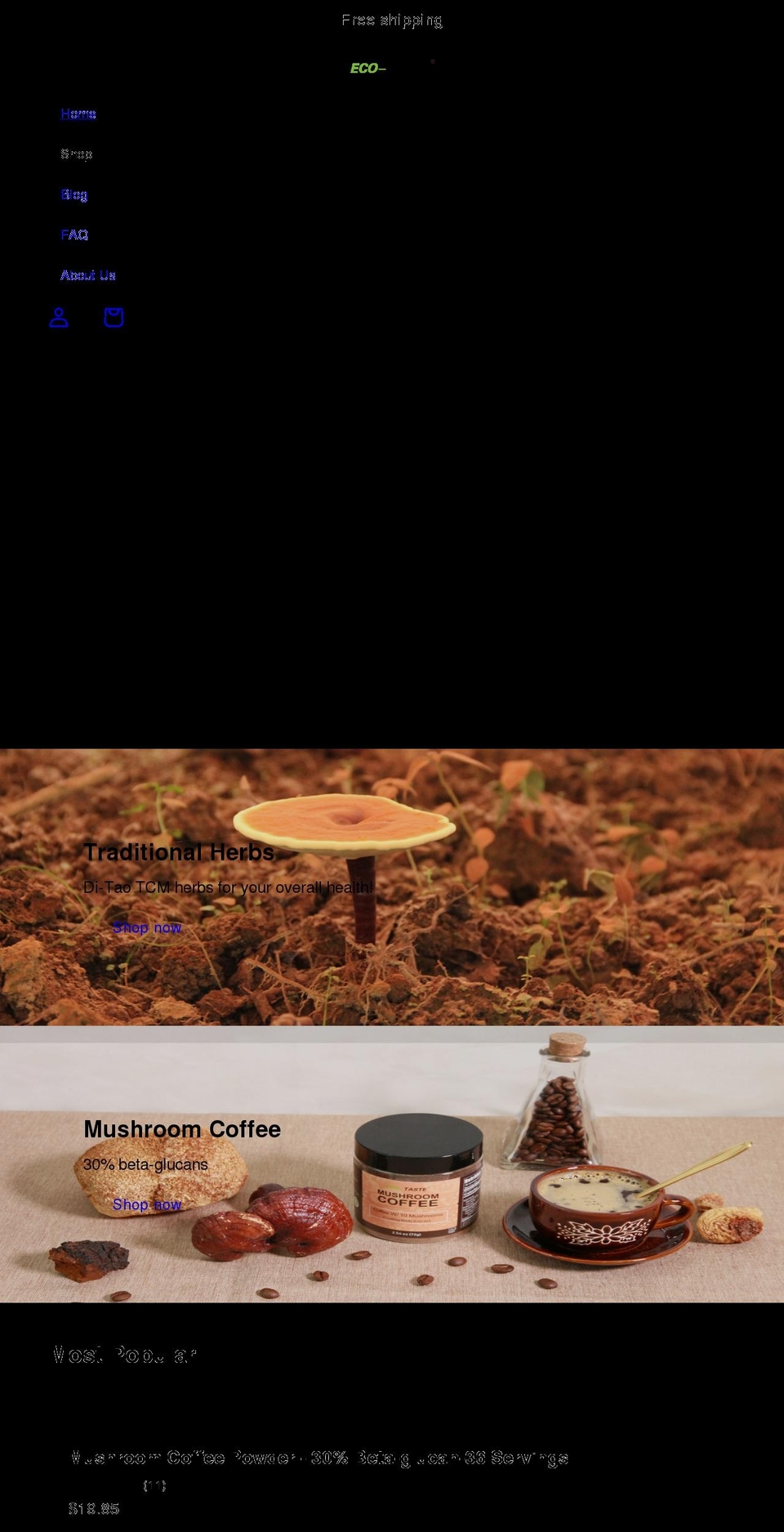 eco-taste.com shopify website screenshot