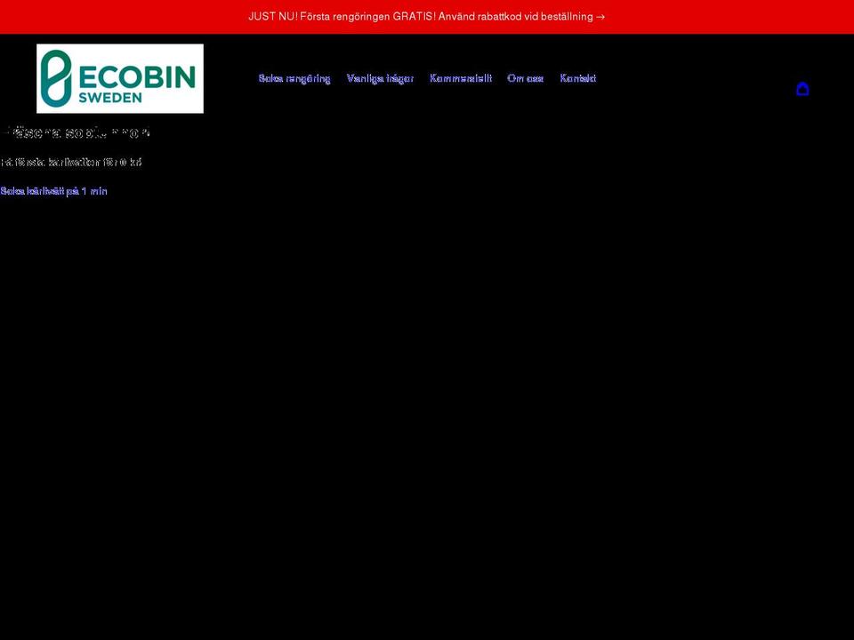 ecobin.se shopify website screenshot