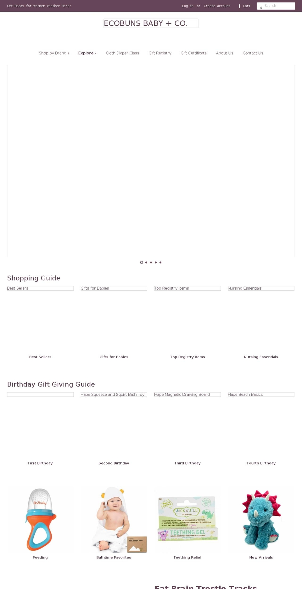 ecobuns.com shopify website screenshot