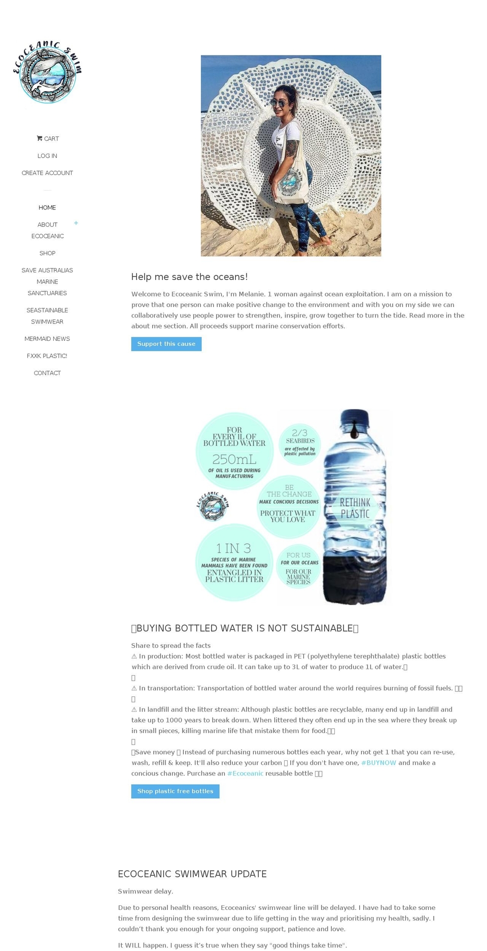 ecoceanic.com — Shopify storefront screenshot