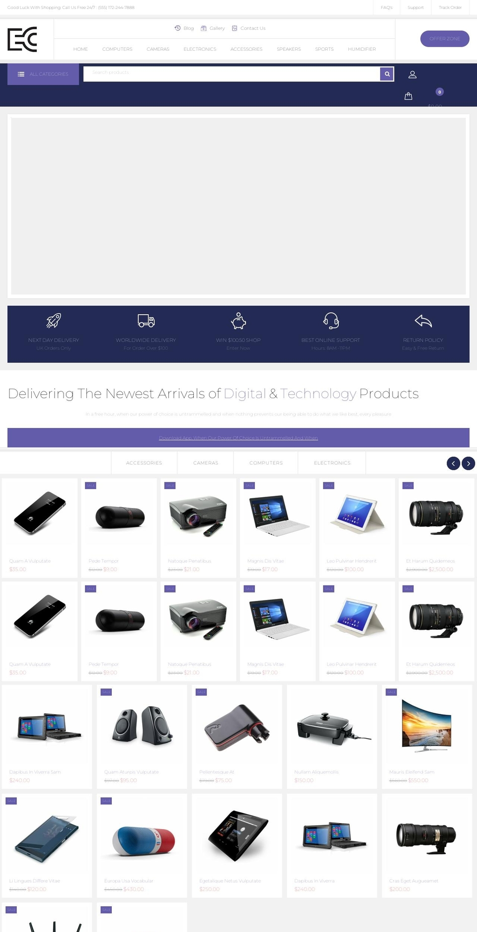 ecode-demo.myshopify.com shopify website screenshot
