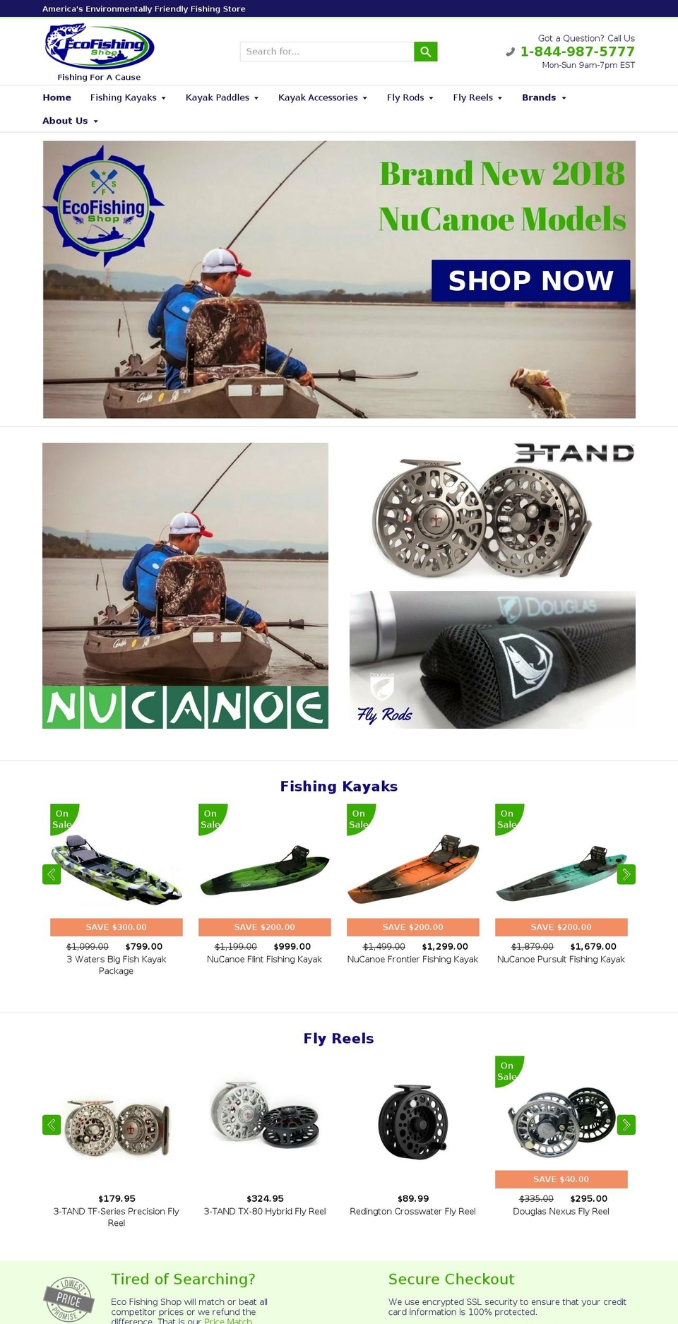 ecofishingshop.com shopify website screenshot