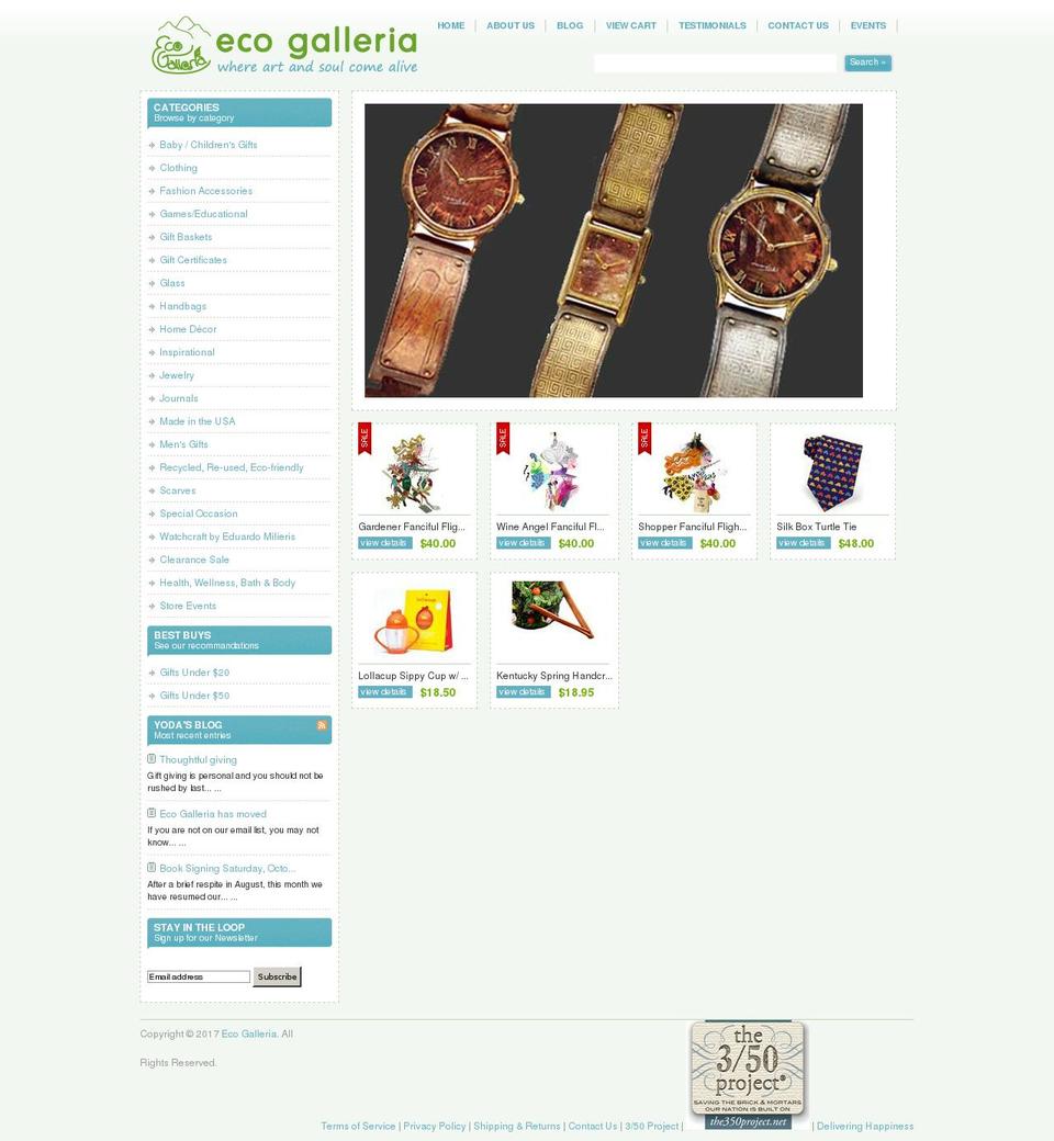 ecogalthegiftguru.com shopify website screenshot