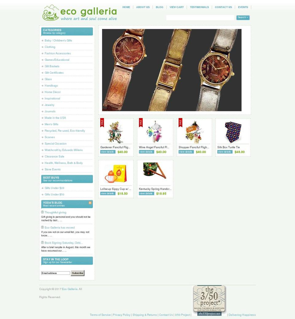 ecogalthegiftguru.net shopify website screenshot