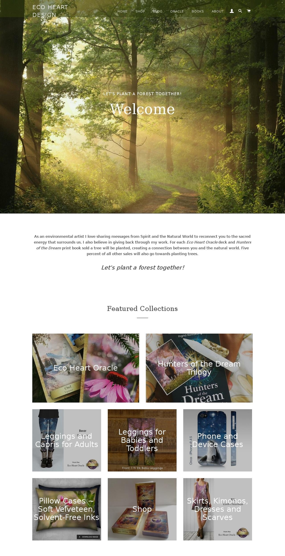 ecoheartmagazine.com — Shopify storefront screenshot