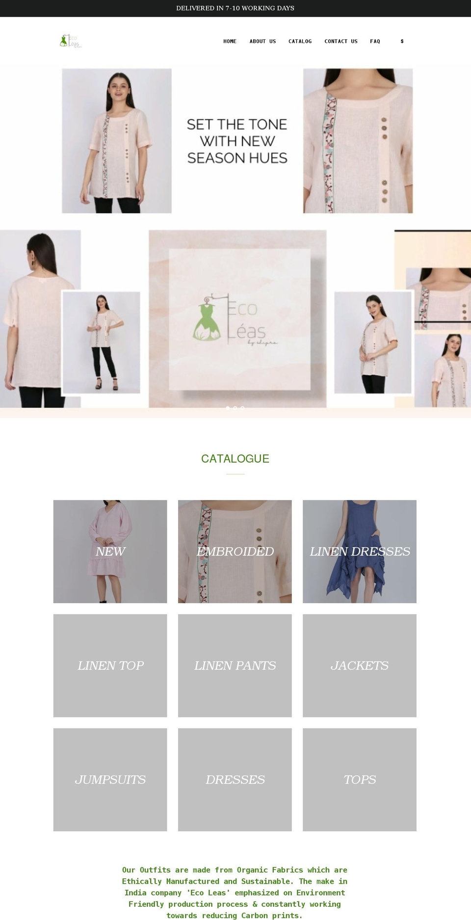 ecoleas.com shopify website screenshot