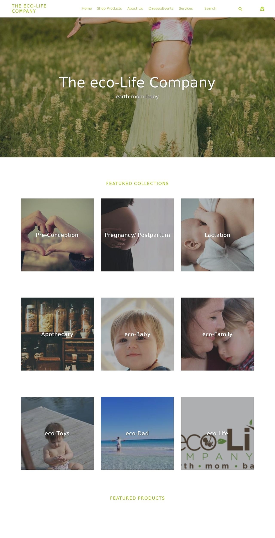 ecolifeco.com — Shopify storefront screenshot