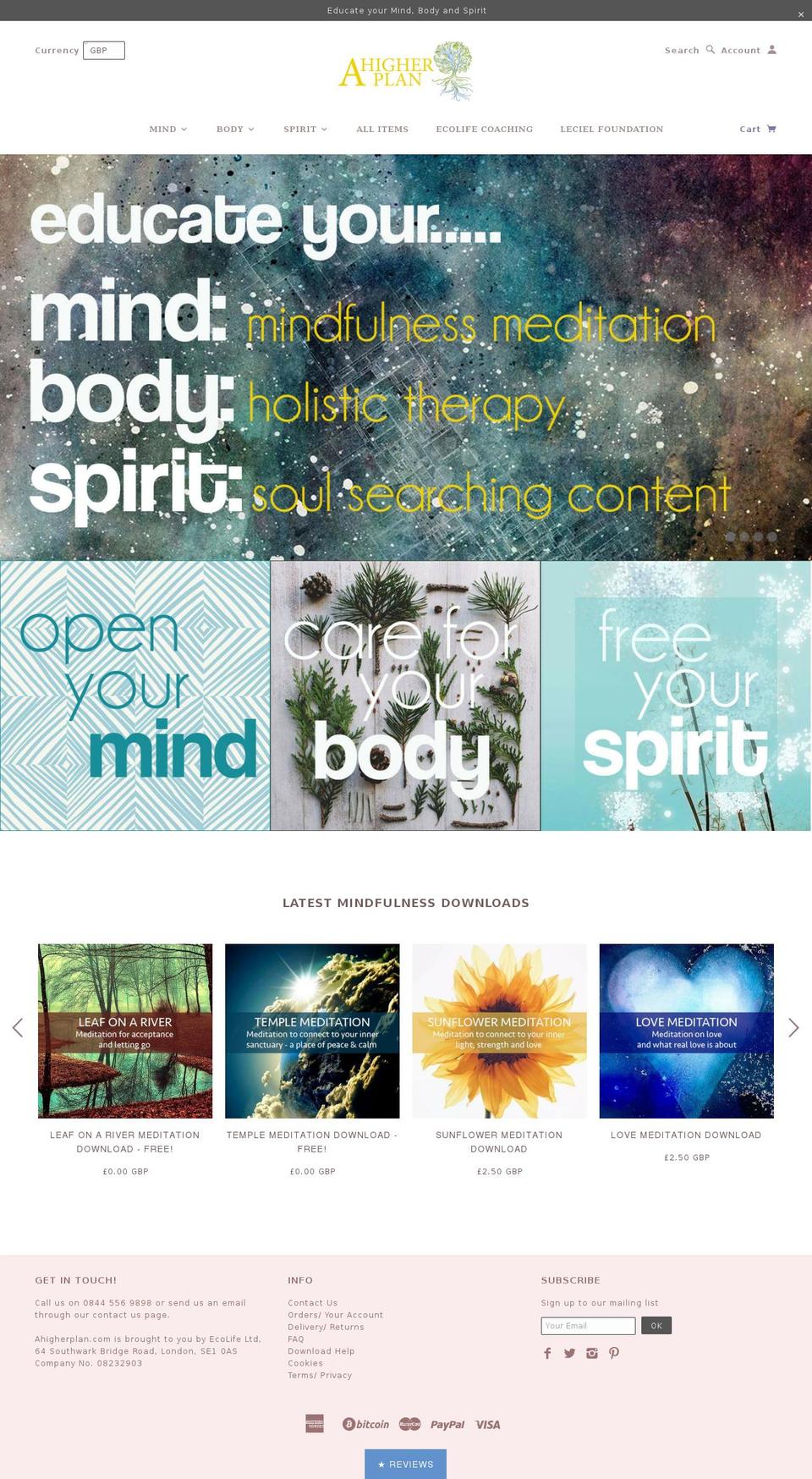 ecolifeuk.myshopify.com shopify website screenshot