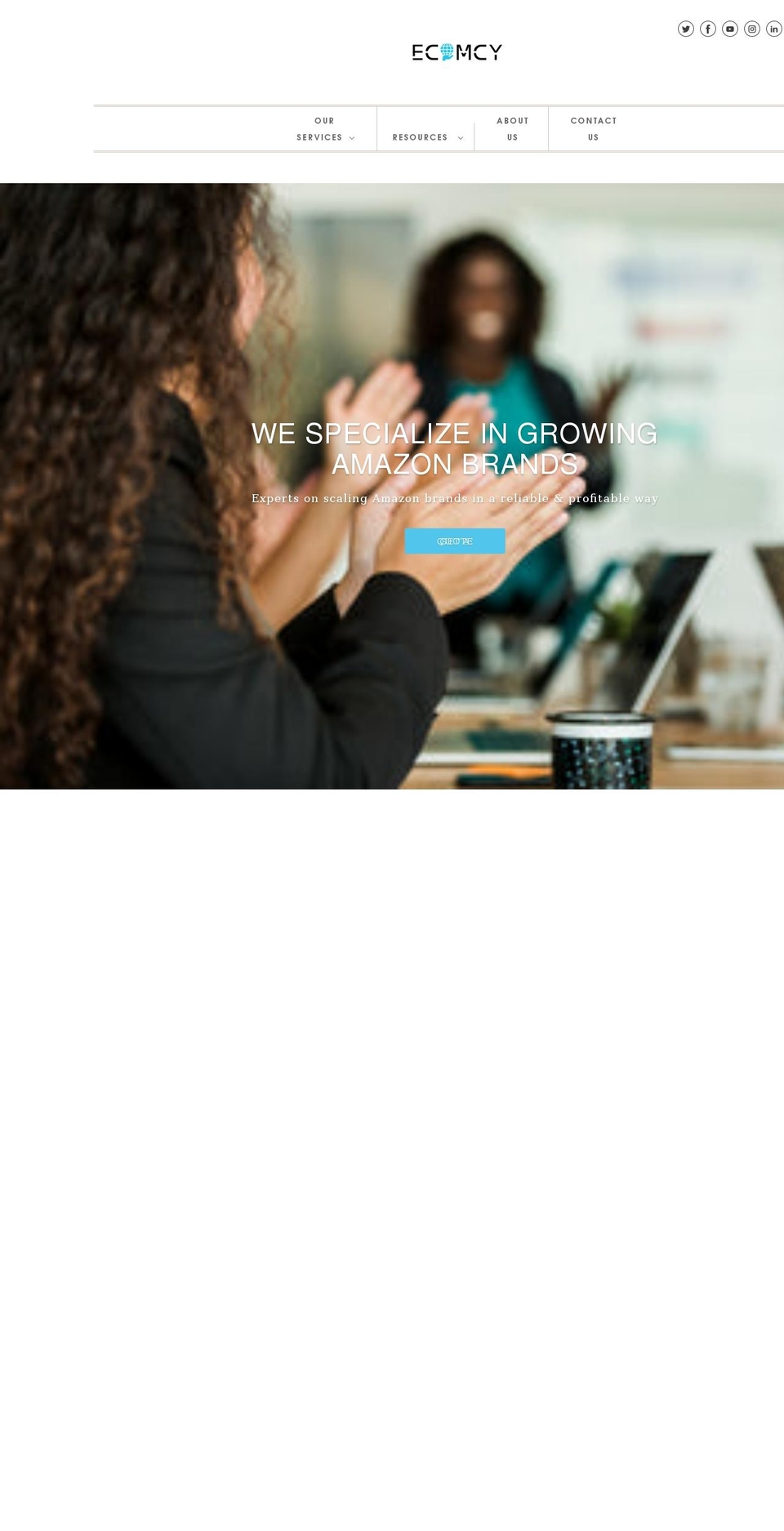 ecomcy.com shopify website screenshot