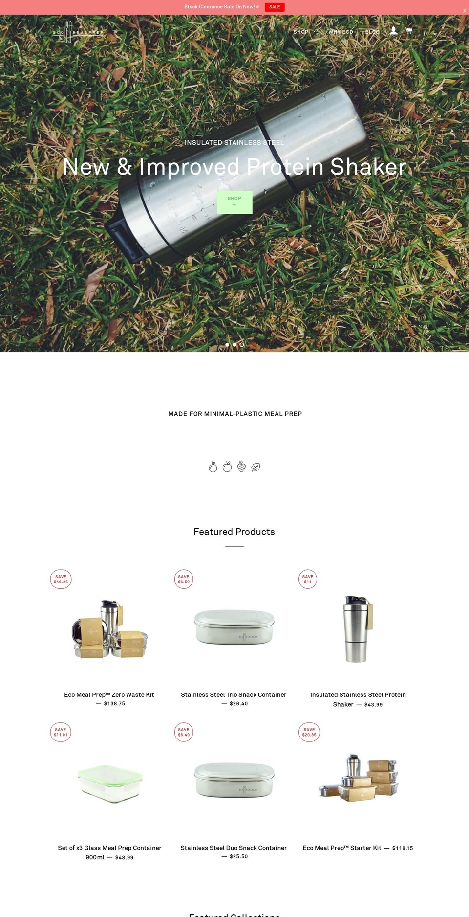 ecomealprep.com — Shopify storefront screenshot