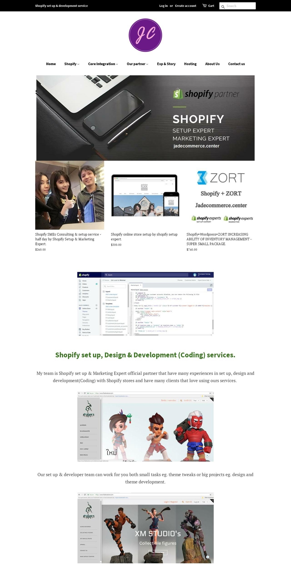 ecommercecloudsolutions.com shopify website screenshot