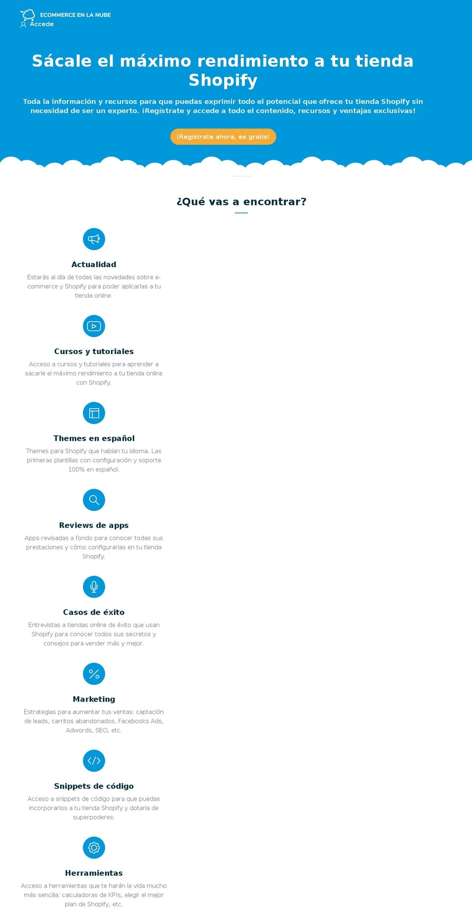 ecommerceenlanube.com shopify website screenshot
