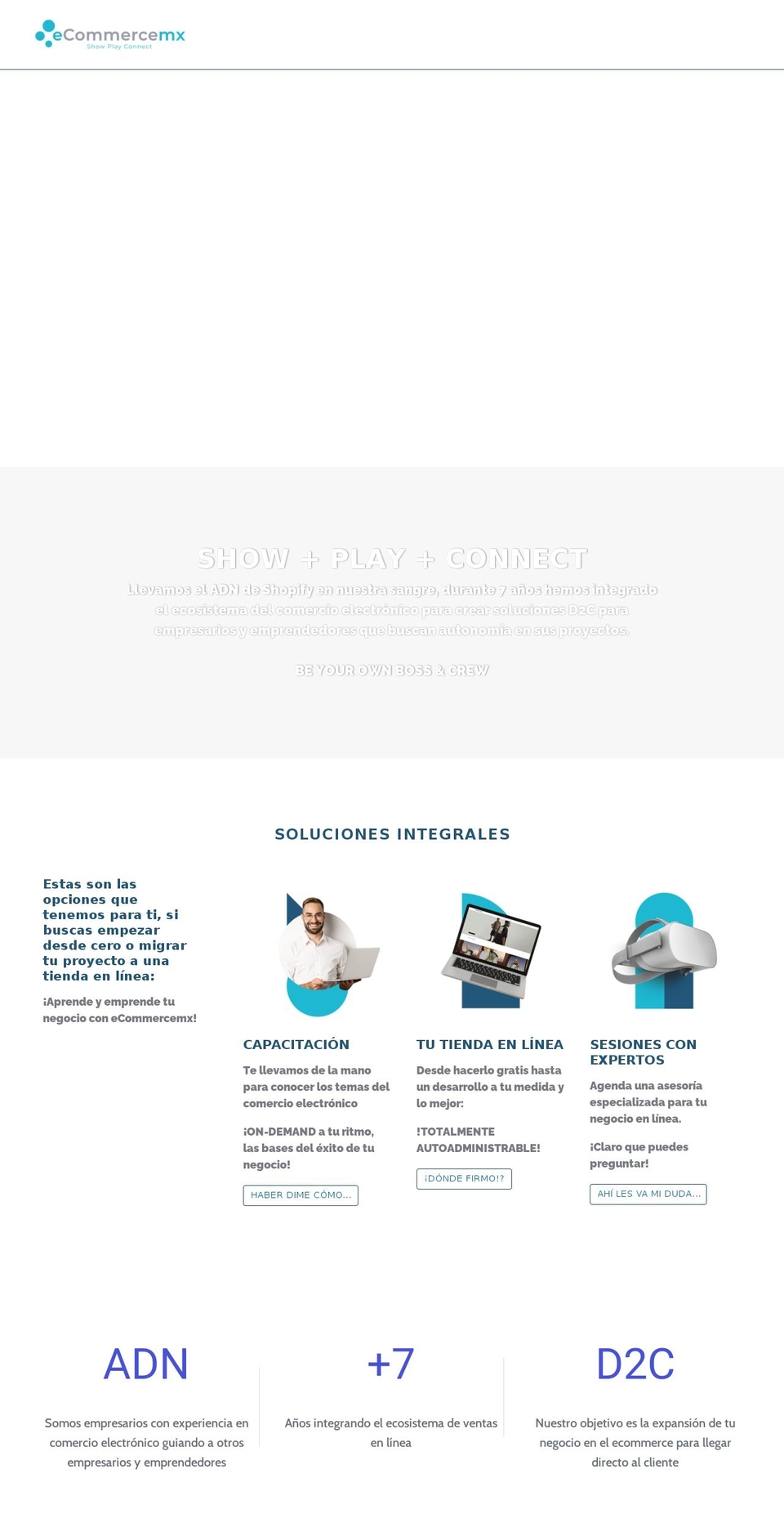 ecommercemx.com shopify website screenshot