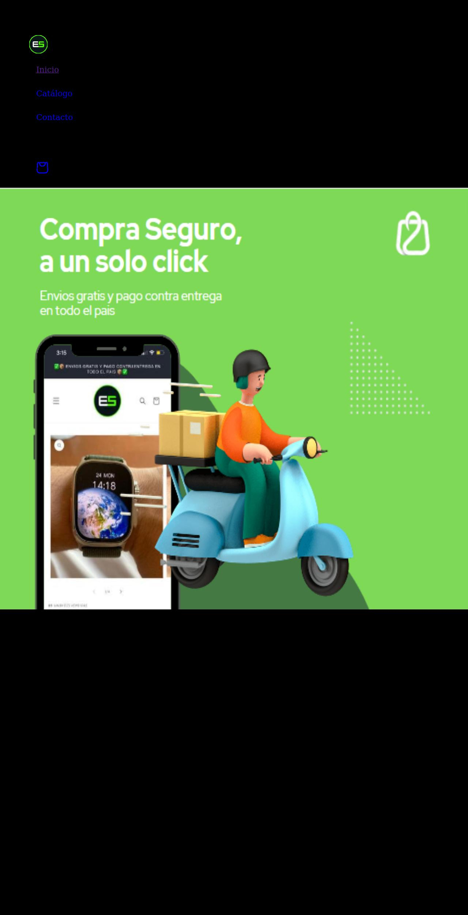 ecommerceseguro.com shopify website screenshot