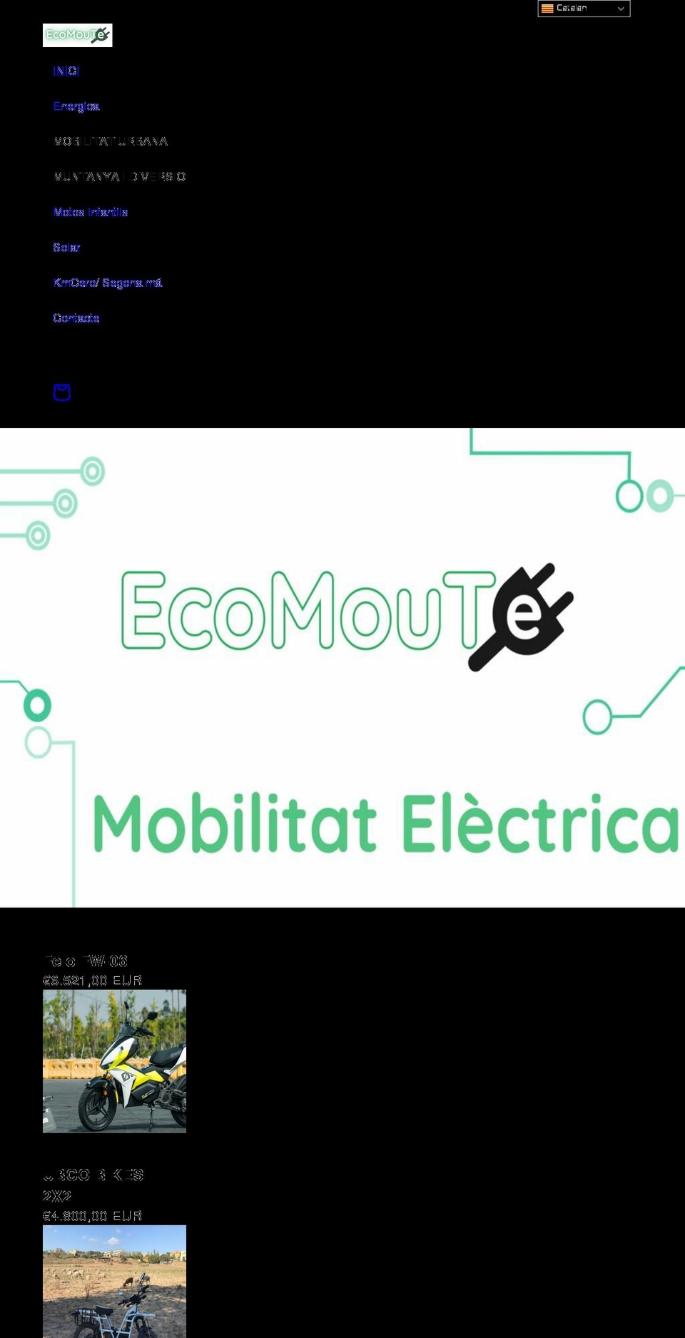 ecomoute.net shopify website screenshot