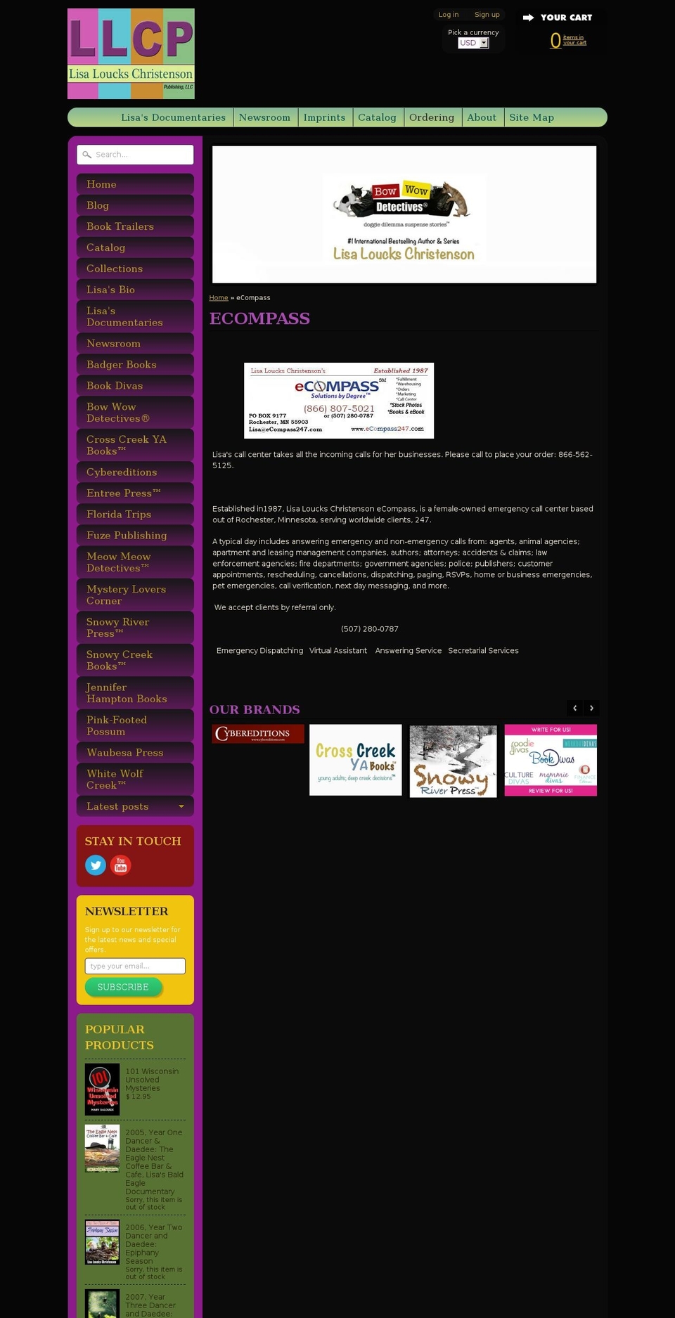 ecompass247.com shopify website screenshot