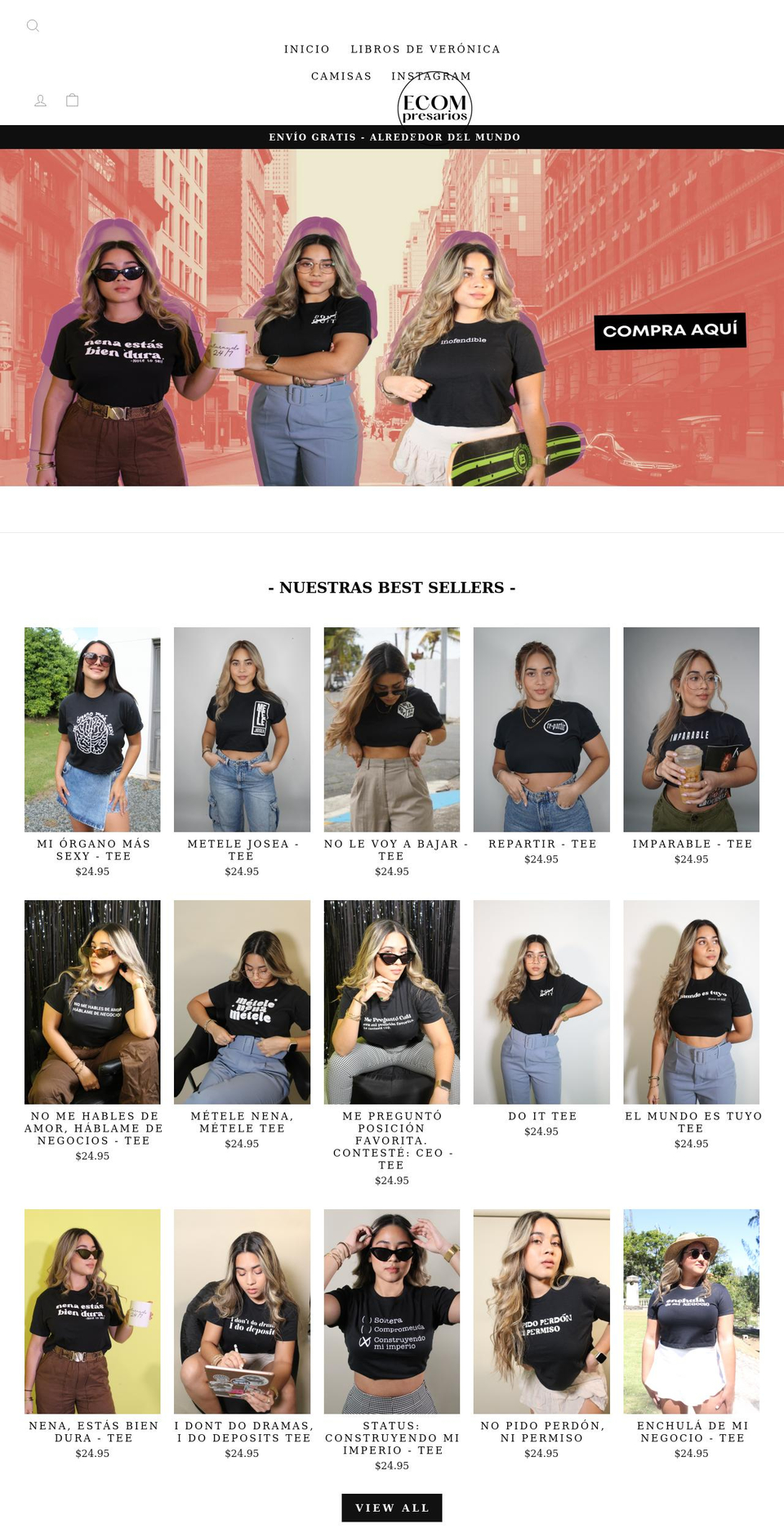 ecompresarios.com shopify website screenshot