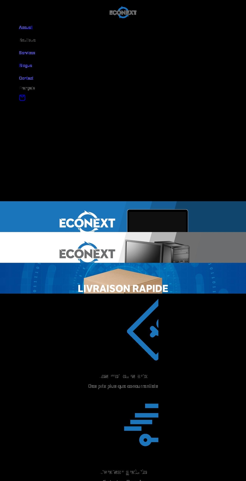 econext-informatique.com shopify website screenshot