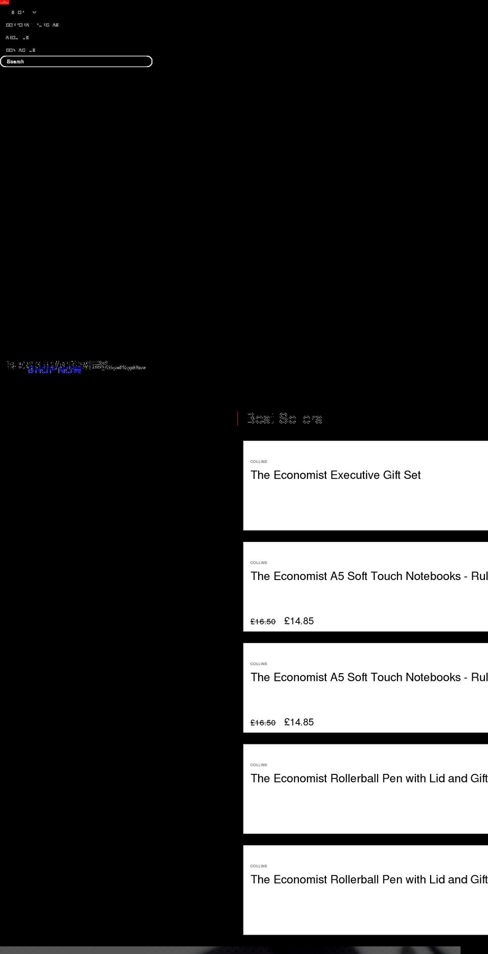 economistdiaries.com shopify website screenshot